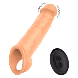 BASIC X vibračný návlek na penis telový