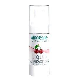Amoréane tekutý vibrátor Cherry 30 ml