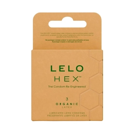 Lelo HEX Organic kondomy 3 ks