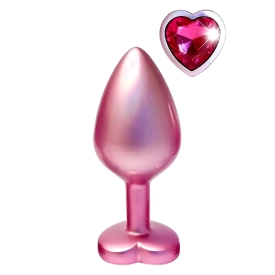 Dream Toys Gleaming Love Plug Matte Pink Medium
