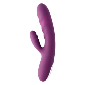 Svakom Avery Rabbit vibrátor s pulzáciami – fialový