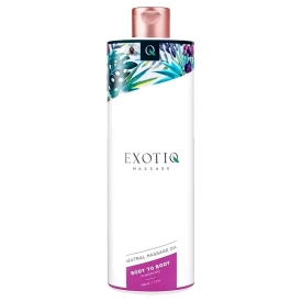 Exotiq Body To Body hrejivý masážny olej 500 ml