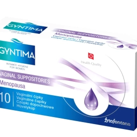 Gyntima vaginálne čapíky Menopausa 10 ks