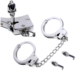 BDSM LINE Kovová pouta na ruce 252 g