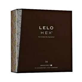 Lelo HEX respect XL kondómy 36 ks