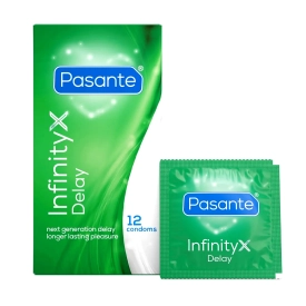 Pasante kondomy Infinity X Delay 12 ks