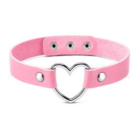 Kinky Pleasure Punk style choker Pink