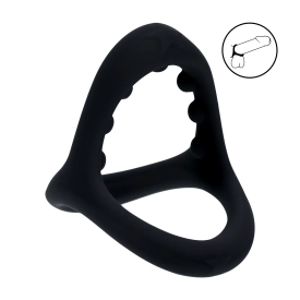 Levelz Soft Bead Grip erekční kroužek černý