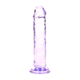 Realrock gelové dildo s přísavkou 13 cm fialové