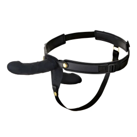 Hidden Desire Double vibrační strap-on černý