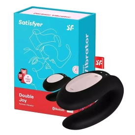 Satisfyer Double Joy párový vibrátor čierny