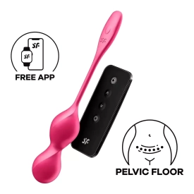 Satisfyer Love Birds Venušine guličky 1 ružové, smart vibračné Venušine guličky