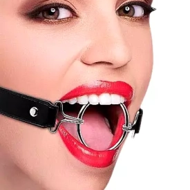 Predmet na zapchatie úst Ring Gag XL – čierny