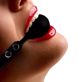 Ouch! Silikónový náhubok plný – čierny