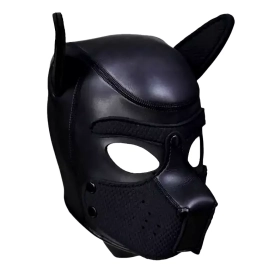 OUCH! Puppy Hood maska psa čierna