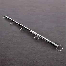Steel by Shots tyč s očkami 76 cm – strieborná