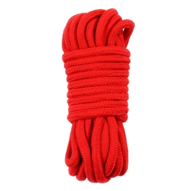 Fetish Bondážní lano 10 m – červené