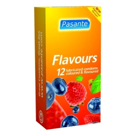 Pasante kondómy Flavours – 12 ks